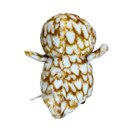 TY Beanie Boo Swoops the brown white owl small plush collectible - Picture 2 of 3